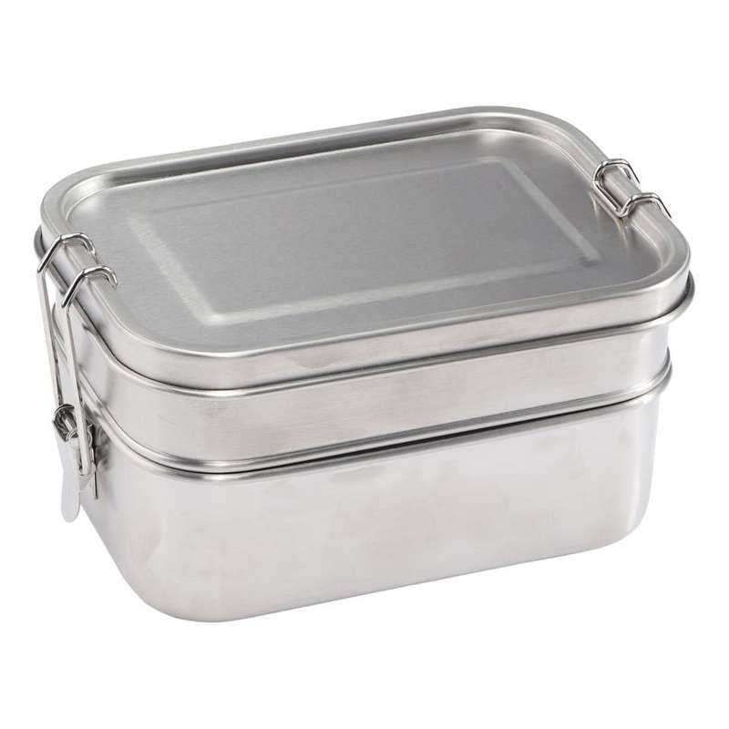HAPS Nordic Lunchbox m. Dubbele laag - Staal