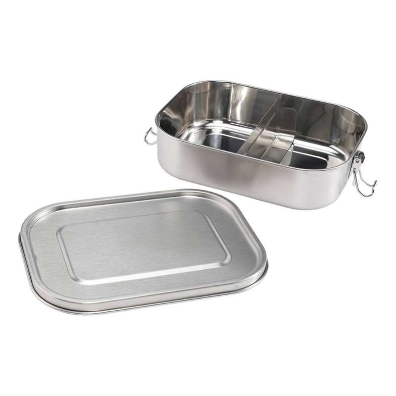 HAPS Nordic Lunchbox Set - Lunchbox en Waterfles - Staal